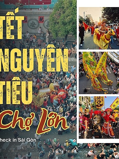 Bạn trẻ Sài thành đua nhau khoe ảnh Tết Nguyên tiêu khu Chợ Lớn