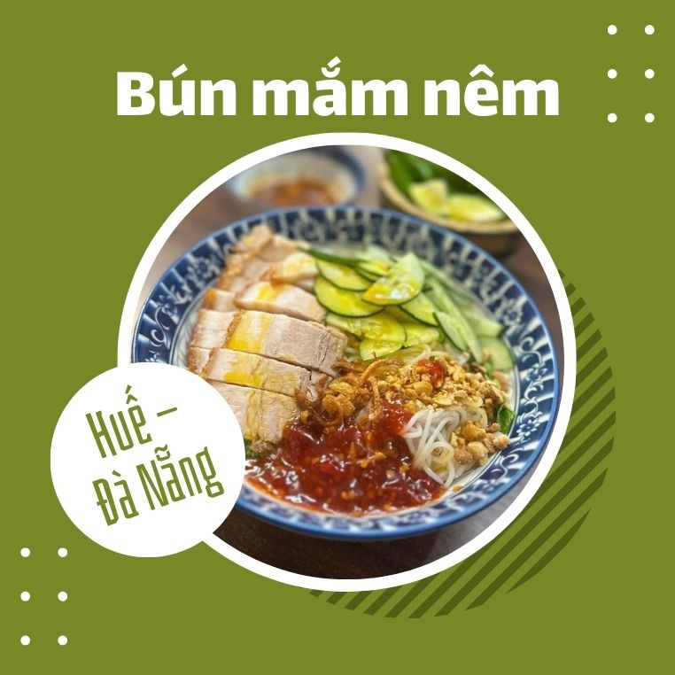 Bún mắm nêm miền Trung - Đặc sản mặn mòi đậm chất nắng gió duyên hải