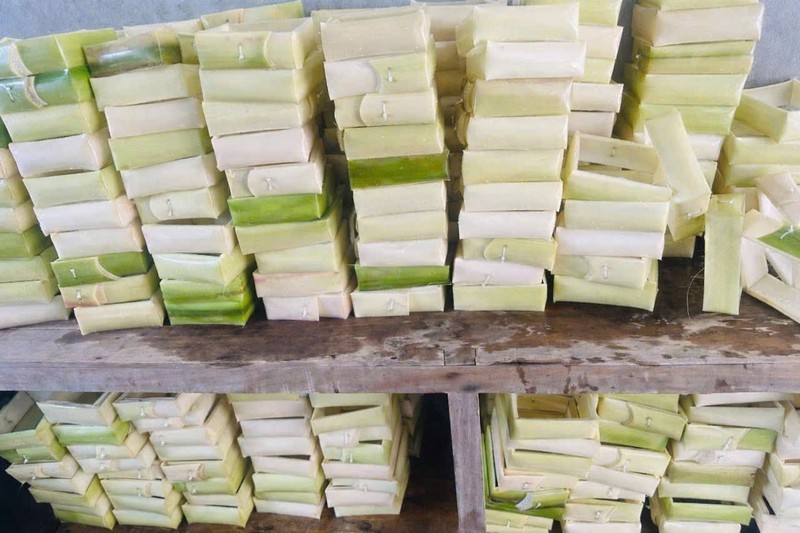 Món bánh oản của làng chài xứ Nghệ