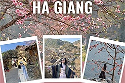 Lịch trình du xuân Hà Giang từ các thành viên Check in Vietnam: "Ngắm hoa đào, hoa gạo nở rực khắp núi rừng"