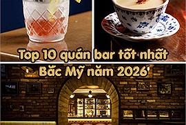 Top 10 quán bar tốt nhất Bắc Mỹ năm 2026: New York thống trị
